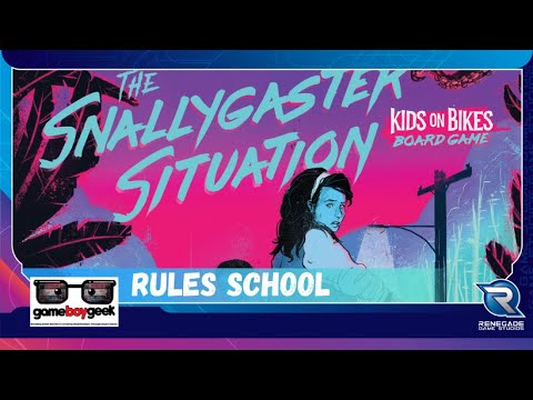 The Snallygaster Situation: Kids on Bikes Board Game