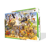 Treecer Puzzles - The Wildlife Collection – Nr. 4 Prairie and Desert (1000 Pieces) (Import)