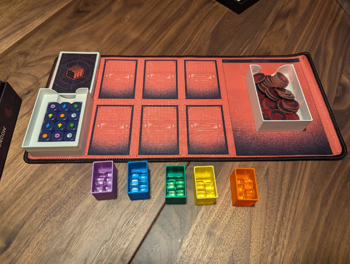Moonrollers Atlas Box & Neoprene Mat – Board Game Bliss