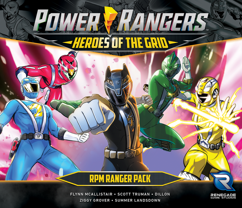 Rpm Board Racing Game Power Rangers: Heroes of the Grid – RPM Ranger Pack – Board Game Bliss