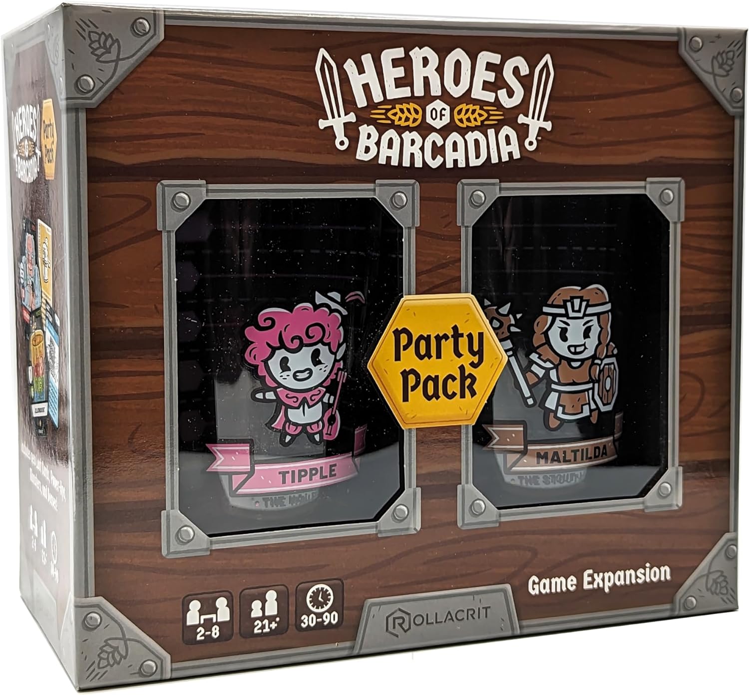 Heroes of Barcadia Party Pack Glass Set Expansion *PRE-ORDER*