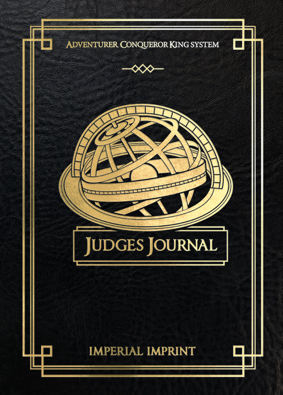 Adventurer Conqueror King System II Revised Rulebook: Judges Journal (ACKS II)