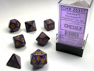 Chessex - 7 Piece - Speckled - Hurricane