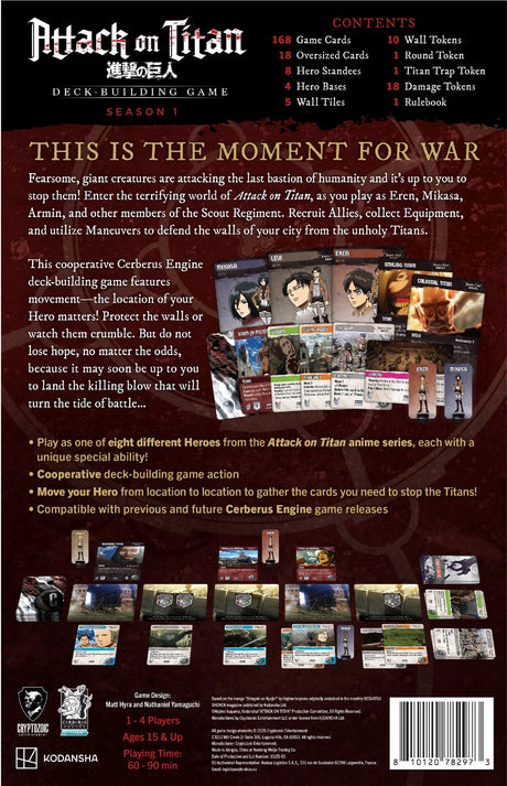 Attack on Titan: Deck-Building Game Season 1 *PRE-ORDER*