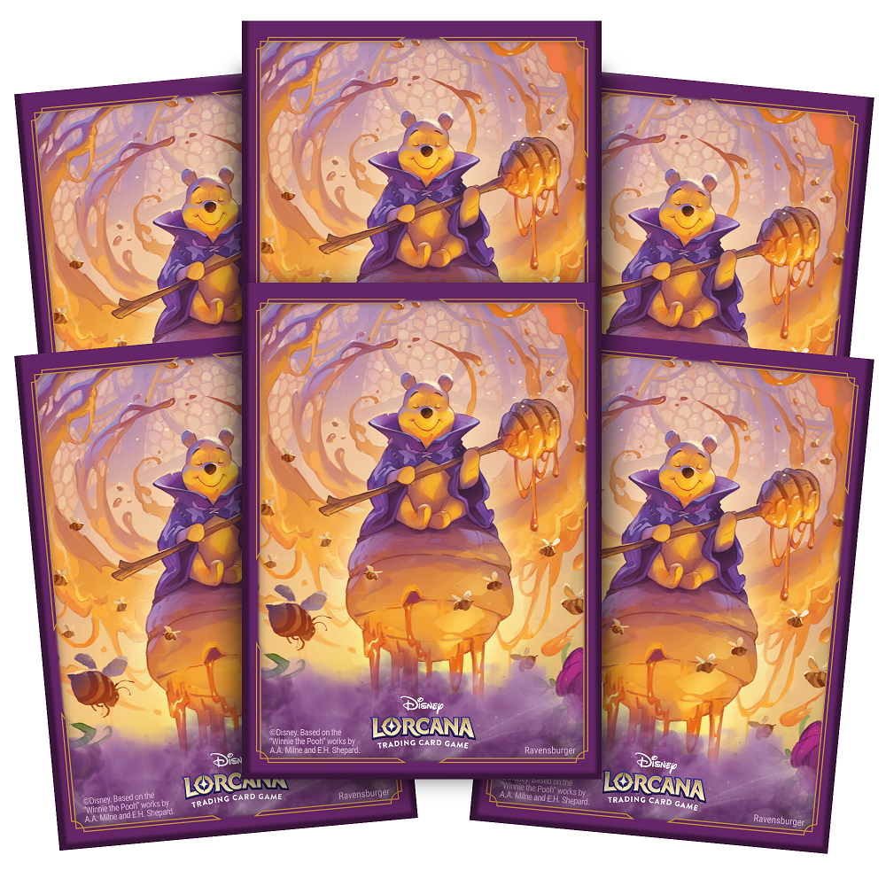 Disney Lorcana: Azurite Sea Set 6 - Card Sleeves (65ct) - Pooh