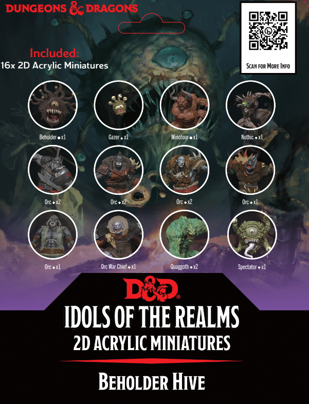 Dungeons and Dragons - Idols of the Realms: Beholder Hive (2D Set)
