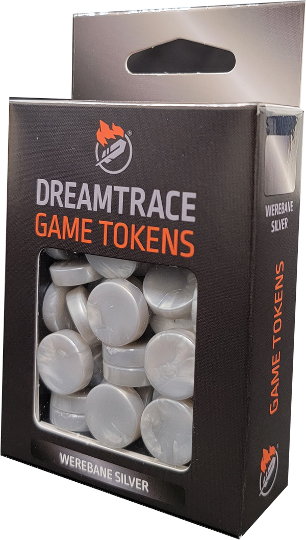 Dreamtrace Gaming Tokens: Werebane Silver