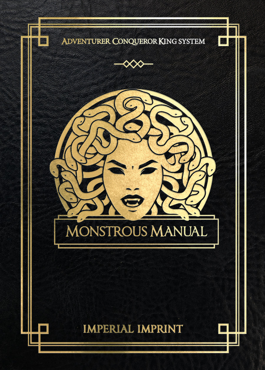 Adventurer Conqueror King System II Revised Rulebook: Montrous Manual (ACKS II)
