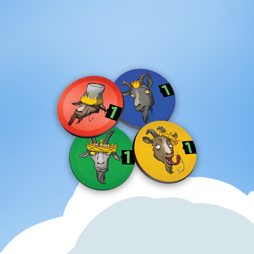 Goat Simulator: The Card Game - Wooden Token *PRE-ORDER*