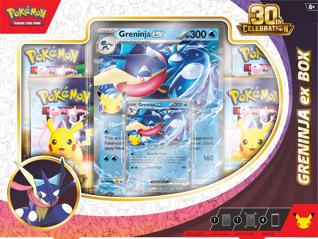 Pokemon - 30th Celebration - Greninja ex Box