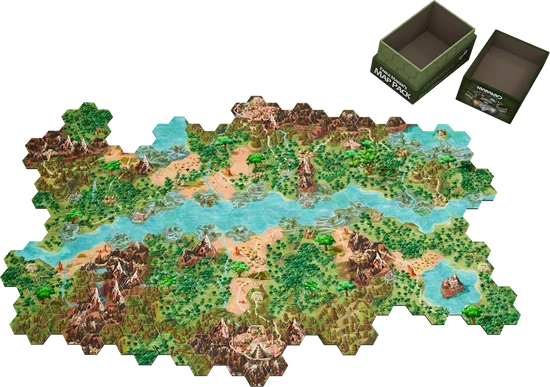 HEXplore It: The Mountains of Godai - Caprakan Map Pack *PRE-ORDER*