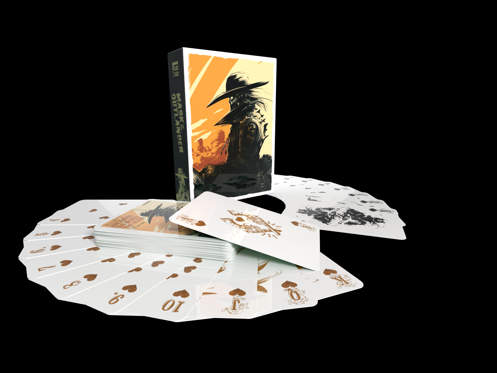 Spooktacular Playing Cards - Mask of the Outlander