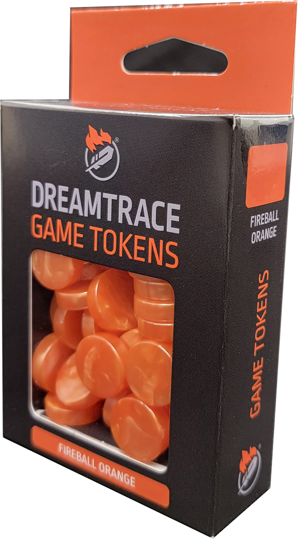 Dreamtrace Gaming Tokens: Fireball Orange
