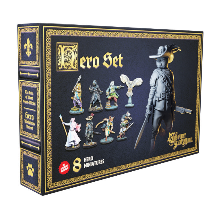 The Cats of Mont Saint Michel: Hero Miniatures Set *PRE-ORDER*