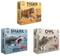 Puzzle - Genius Games - Tiger, Shark and Owl Animal Anatomy Floor Puzzle Bundle (100 Pieces)
