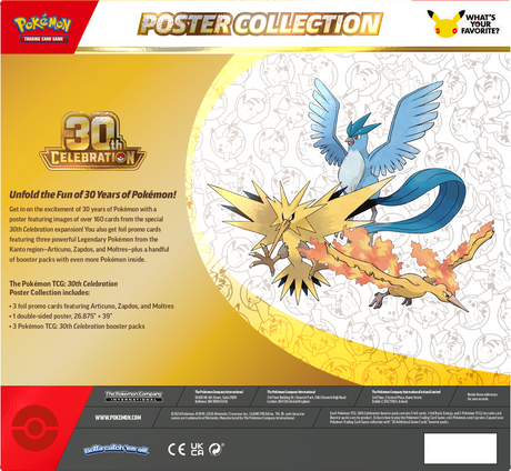 Pokemon - 30th Celebration - Poster Collection