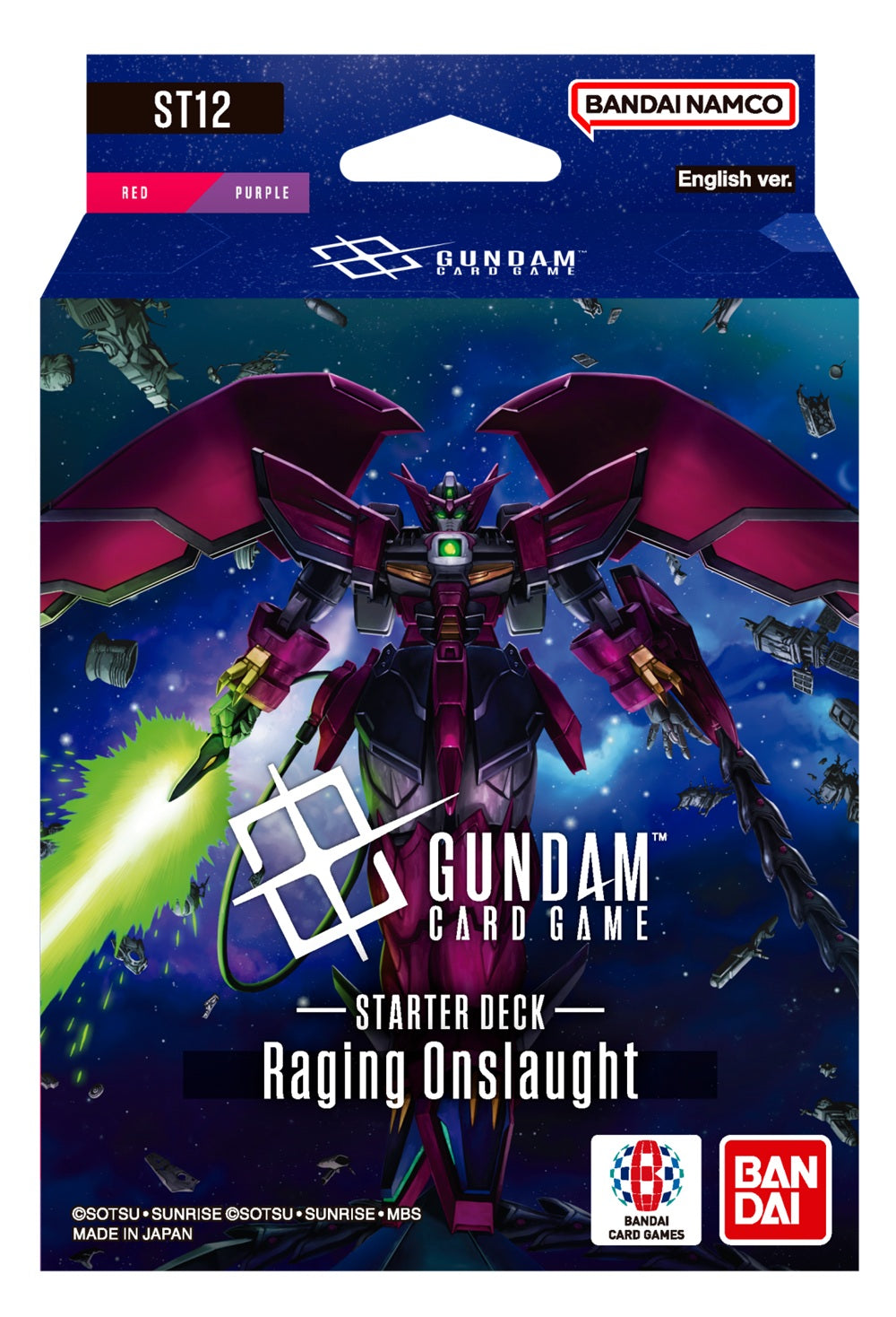 Gundam Card Game - ST-12 Starter Deck - Raging Onslaught