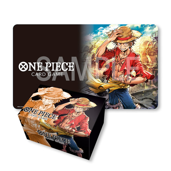 One Piece Card Game - Playmat and Card Case - Monkey D. Luffy