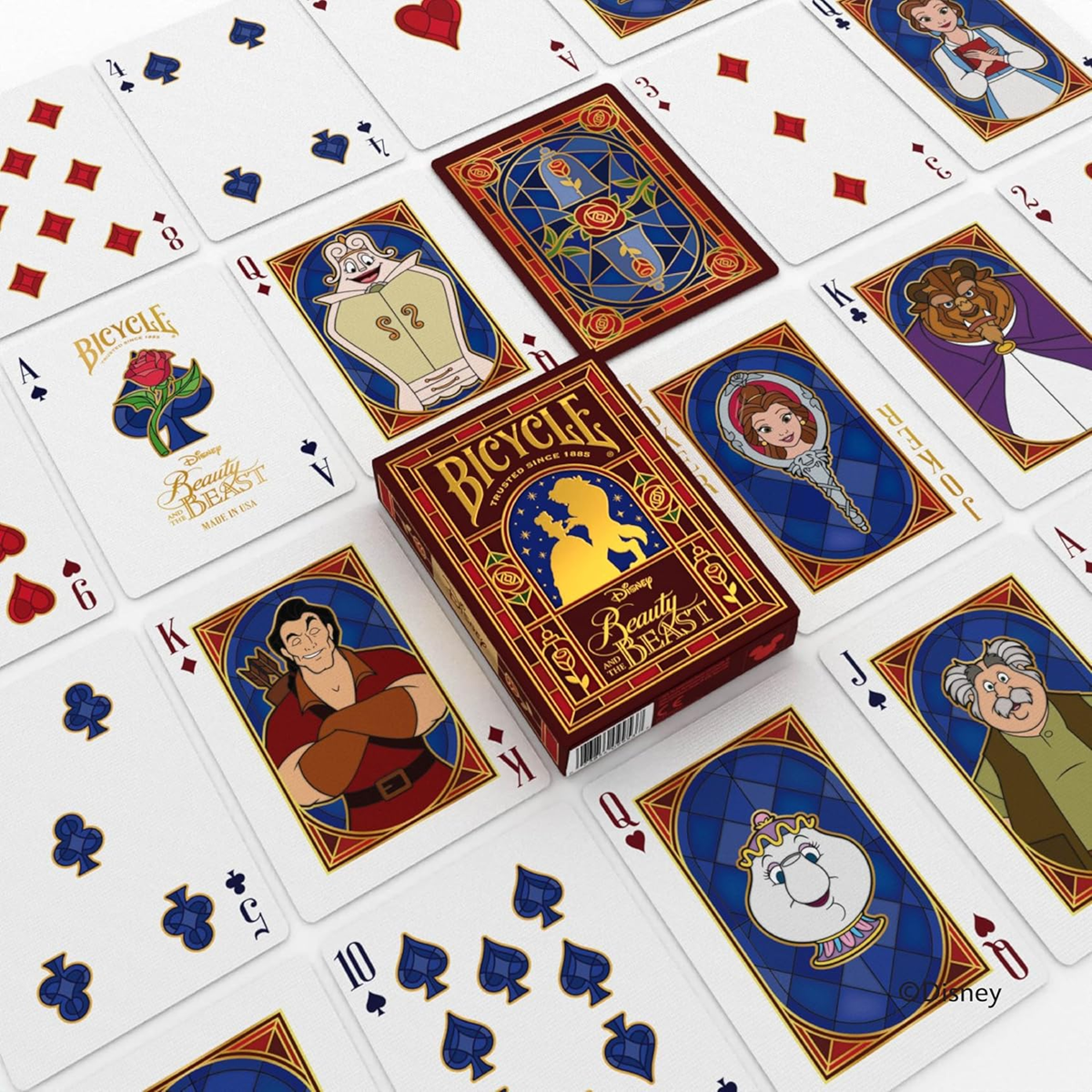 Bicycle Playing Cards - Disney: Beauty And The Beast