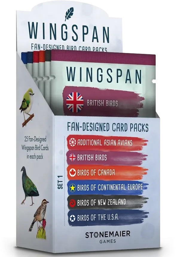 Wingspan: Fan-Designed Bird Promo Pack Set 1