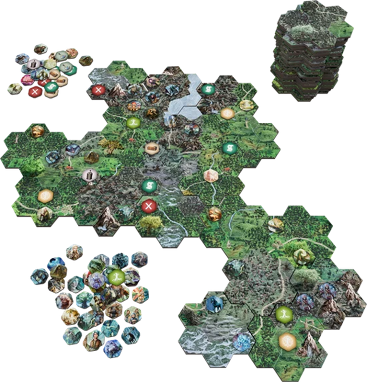 HEXplore It: The Forests of Adrimon Map Pack *PRE-ORDER*