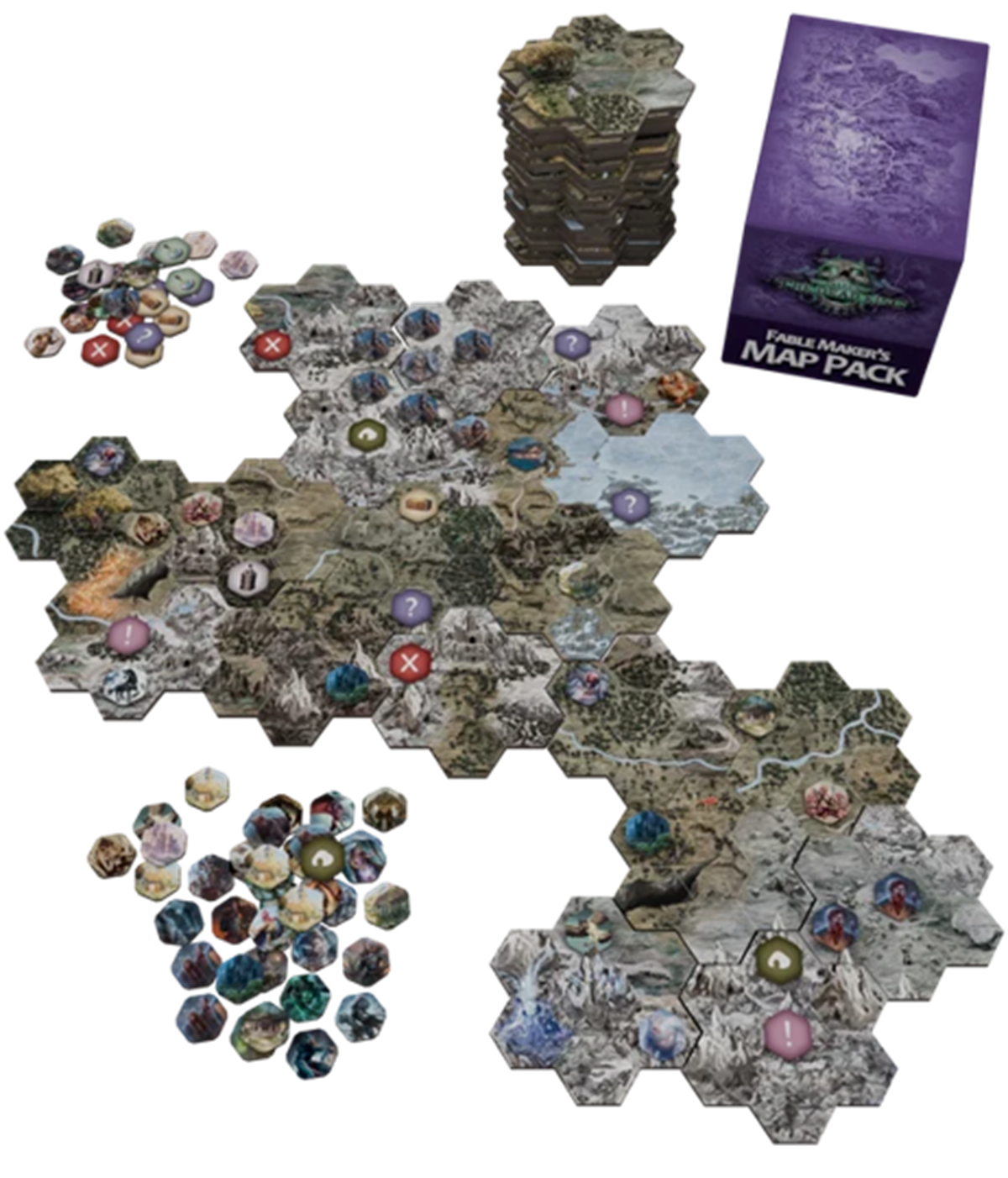 HEXplore It: The Valley of the Dead King Map Pack *PRE-ORDER*