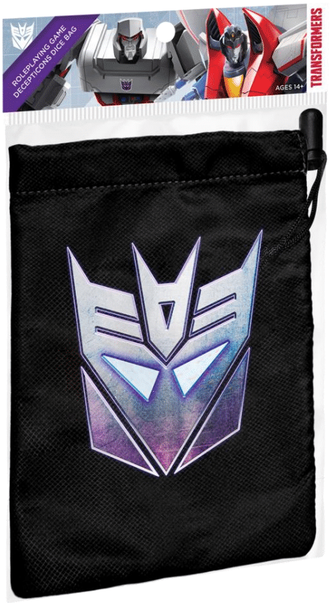 Transformers Roleplaying Game Decepticon Dice Bag