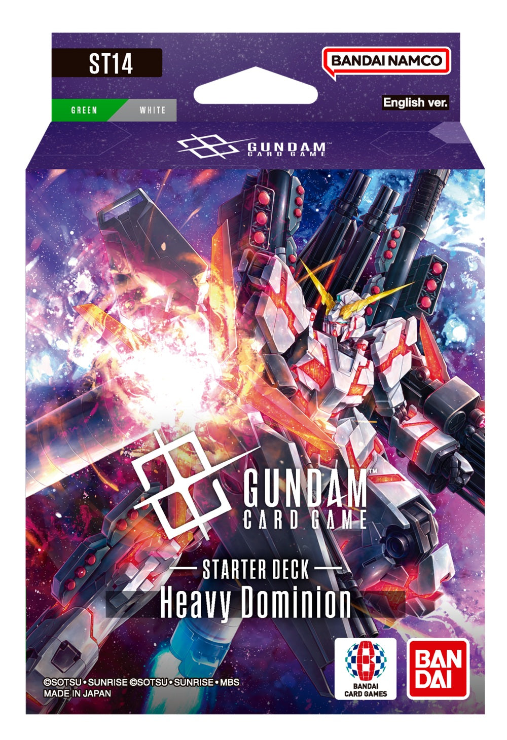 Gundam Card Game - ST-14 Starter Deck - Heavy Dominion
