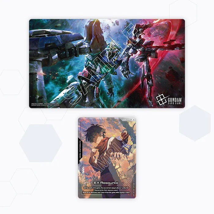 Gundam Card Game - Playmat/Card Case Set - Mobile Suit Gundam 00