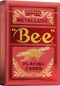 Bicycle Playing Cards - Bee Metalluxe (Red)