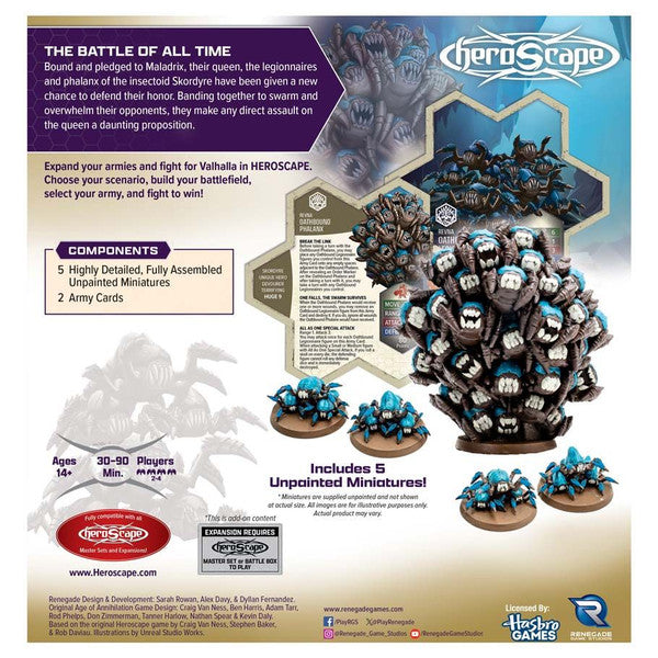 Heroscape: Rising Tide – Oathbound Phalanx and Oathbound Legionnaires Army Expansion (Unpainted)