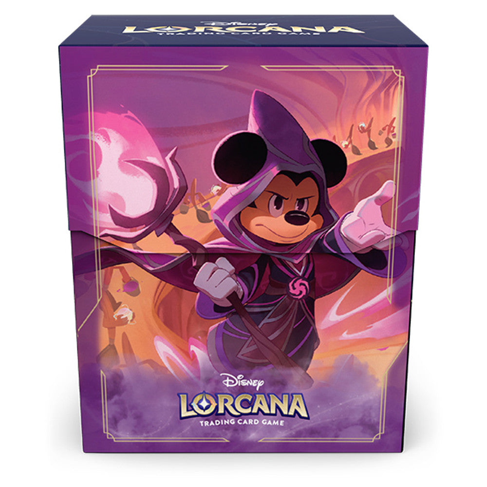 Disney Lorcana Set 8 Deck Box (80ct) - Reign of Jafar - Mickey Mouse, Wayward Sorcerer