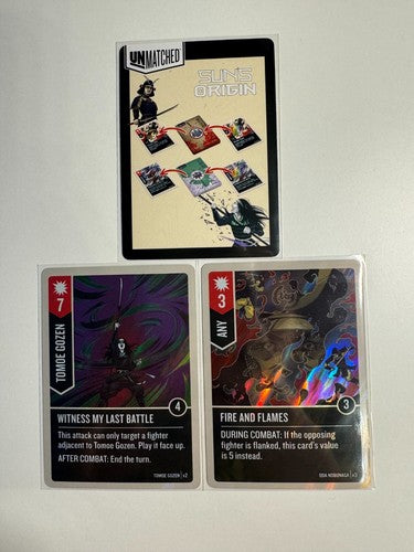 Unmatched: Sun's Origin Promo Cards