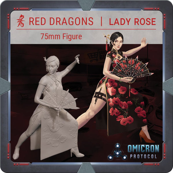 Omicron Protocol: Lady Rose Figure (75mm)