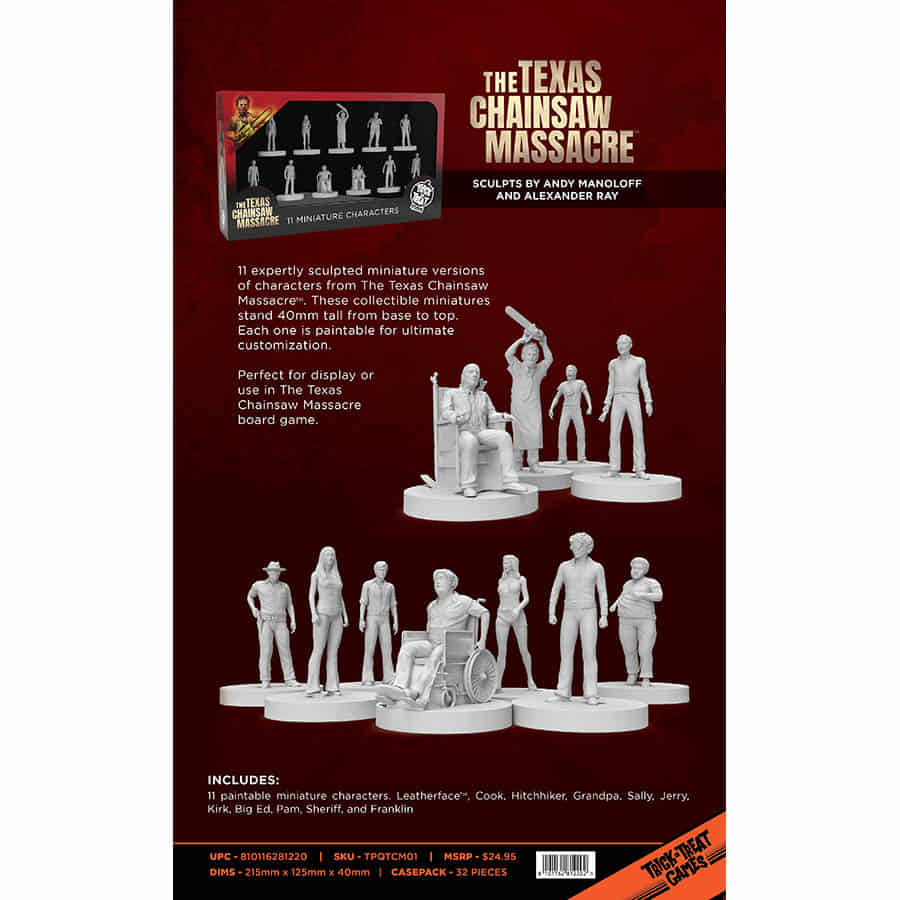 Miniatures – TEXAS CHAINSAW MASSACRE 1974 – Collection – Neuf Dans Son Emballage