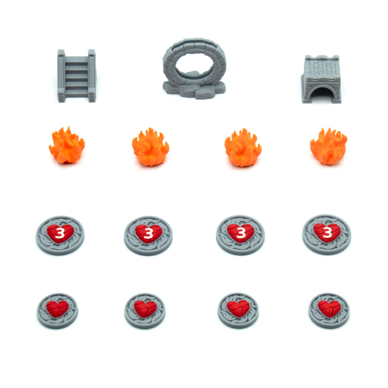 BGExpansions - Cthulhu: Death May Die - Fear of the Unknown (Season 3) Upgrade Kit (89 Pieces)