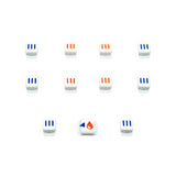 BGExpansions - Sky Team Base Game and Turbulence Expansion: Upgrade Kit (28 pieces)