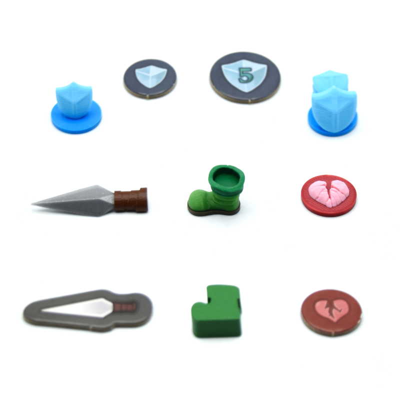 BGExpansions - Slay the Spire: The Board Game – Upgrade Kit (104 pieces)