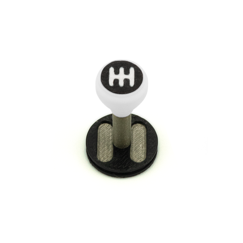BGExpansions - Heat: Rocky Roads Expansion – White Gear Lever (1 piece)