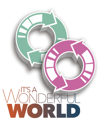 It's A Wonderful World: Printed Wooden Turn Track