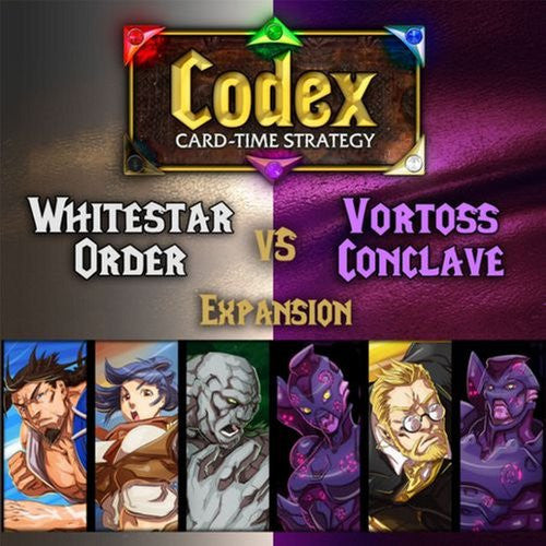 Codex: Card-Time Strategy - Whitestar Order vs. Vortoss Conclave Expansion