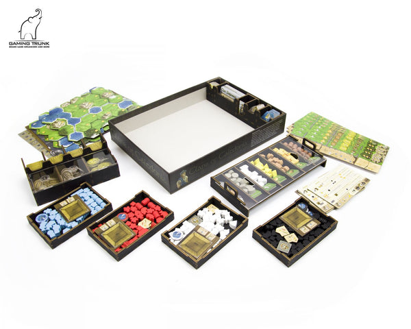 Gaming Trunk - Caledonia Organizer for Clans of Caledonia™ Revision 2 (Natural Unstained)