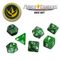 Power Rangers: Roleplaying Game  Dice Set - Green