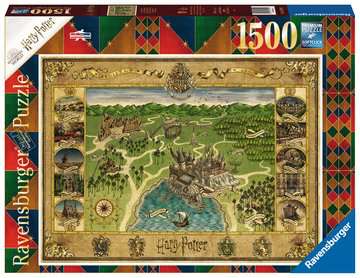Puzzle - Ravensburger - Harry Potter Hogwarts Map (1500 Pieces)