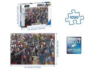 Puzzle Ravensburger - Star Wars: The Mandalorian Challenge (1000 Pieces)