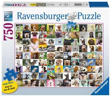 Puzzle - Ravensburger - 99 Lovable Dogs (750 Pieces)