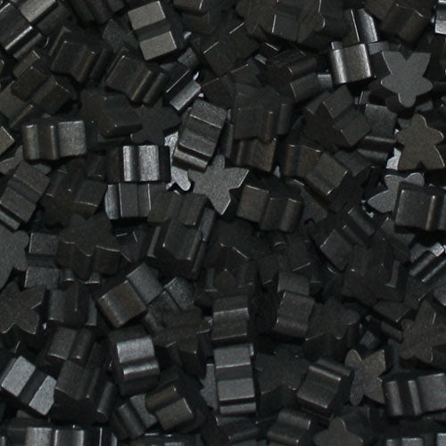 MeepleSource - Standard Meeples Pack (25 pcs) - Black