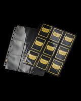Dragon Shield - 18-Pocket Page - Binder Pages: Clear Black Backed (50ct)
