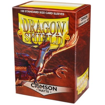 Dragon Shield - Matte Sleeves: Crimson (100ct)