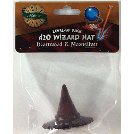 PolyHero Dice: 1d20 Wizard's Hat - Heartwood